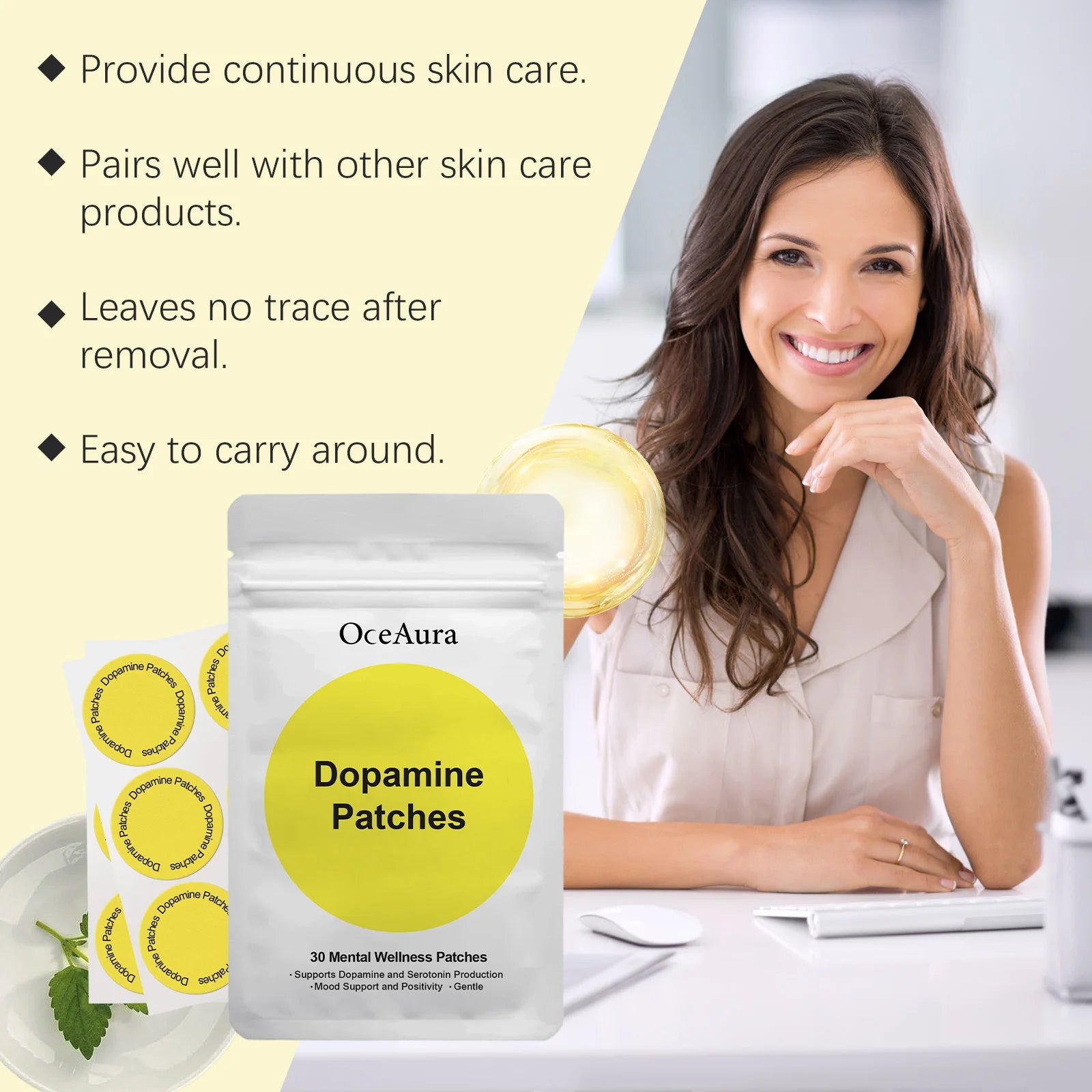 240Pcs Body Care Patch Daily Moisturizing Hydrating Skin Nourishing Patch Portable Easy Apply Refreshing Wellness Support Care
